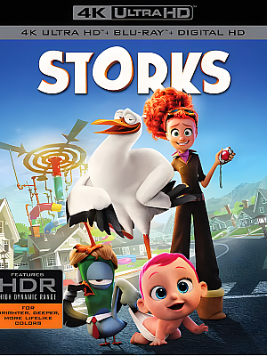 逗鸟外传:萌宝满天飞.Storks.2016.2160p.UHD.BluRay.REMUX.HEVC.国语 AC3 5.1  特效中文字幕【40GB】