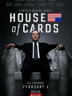 美剧《纸牌屋 第一季》House of Cards Season 1 2013 1080P 英语中字 全13集 豆瓣 9.3分【15GB】