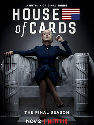 美剧《纸牌屋 第六季》House of Cards Season 6 2018 1080P 英语中字 全8集 豆瓣 5.6分【10GB】