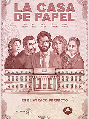 西班牙《纸钞屋 第一季》La casa de papel Season 1 2017 1080P 西语中字 全13集 豆瓣 8.6分【13GB】